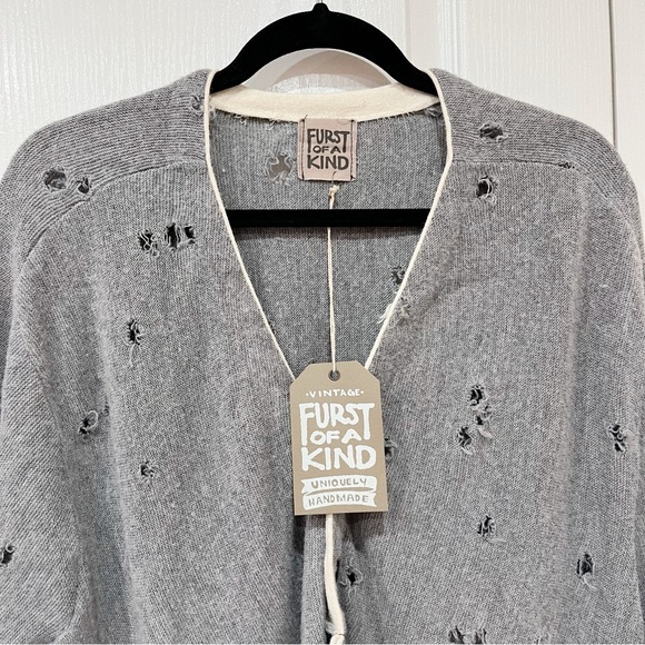 LF Vintage Rhinestone Fringe Cardigan - Picture 4 of 9